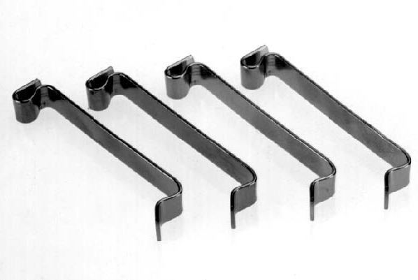 Retaining Clips Chrome Air Filter - 75mm